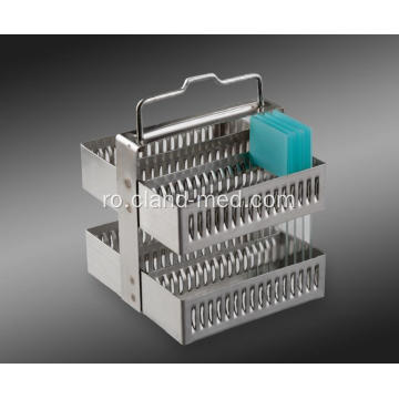 Microscop Slide Rack-uri de colorare, din oțel inoxidabil